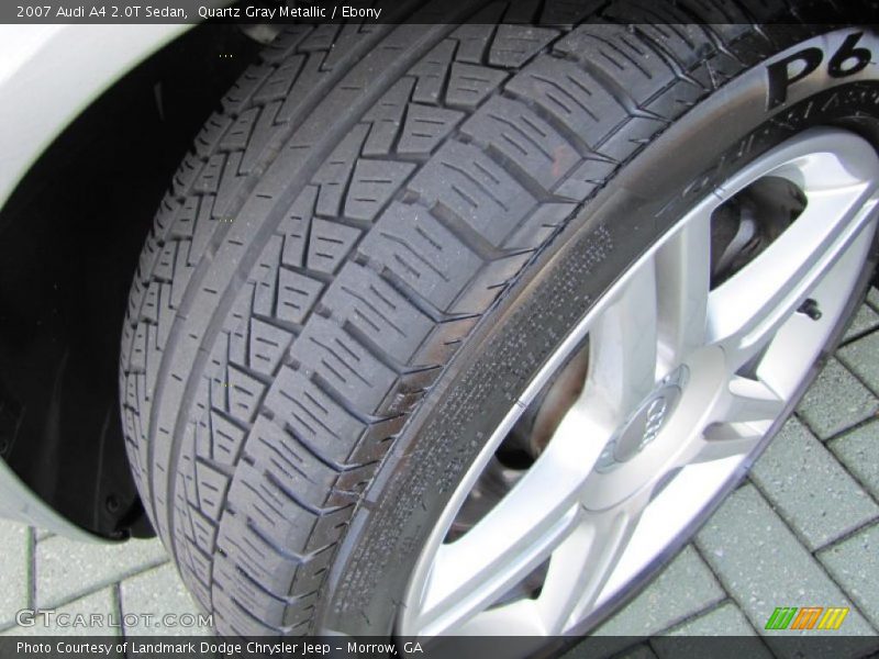 Quartz Gray Metallic / Ebony 2007 Audi A4 2.0T Sedan