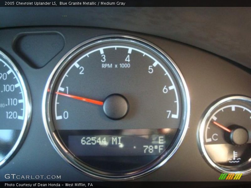 Blue Granite Metallic / Medium Gray 2005 Chevrolet Uplander LS