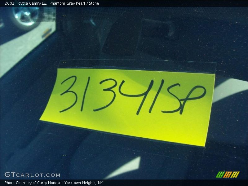 Phantom Gray Pearl / Stone 2002 Toyota Camry LE
