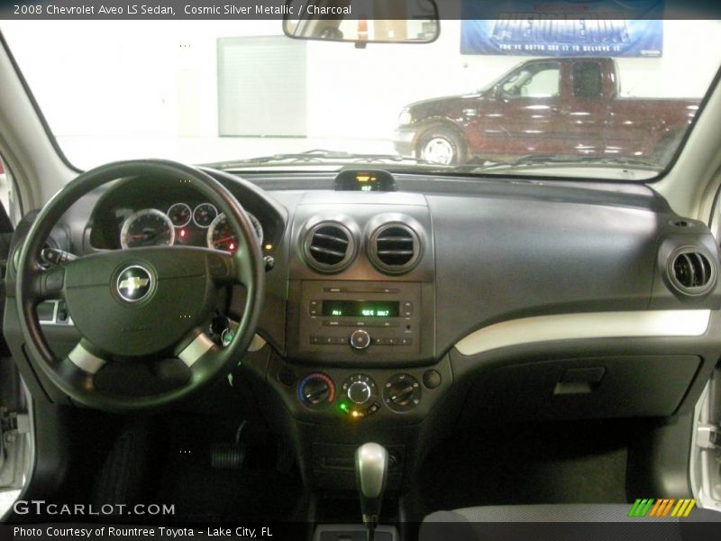 Cosmic Silver Metallic / Charcoal 2008 Chevrolet Aveo LS Sedan