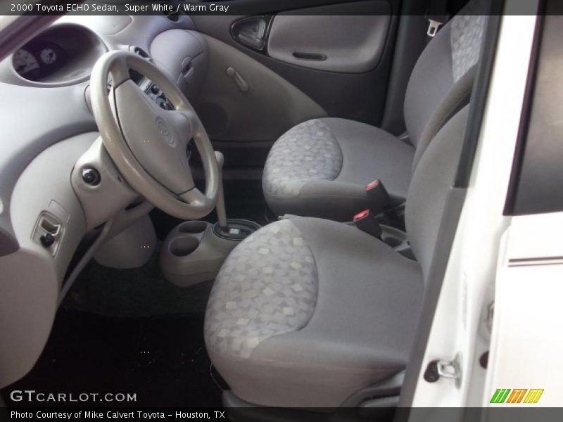 Super White / Warm Gray 2000 Toyota ECHO Sedan