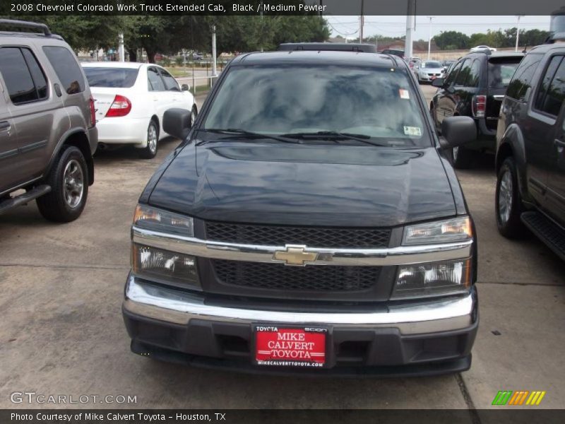 Black / Medium Pewter 2008 Chevrolet Colorado Work Truck Extended Cab