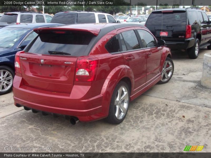 Inferno Red Crystal Pearl / Dark Slate Gray 2008 Dodge Caliber SRT4