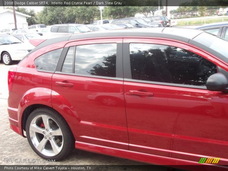 Inferno Red Crystal Pearl / Dark Slate Gray 2008 Dodge Caliber SRT4
