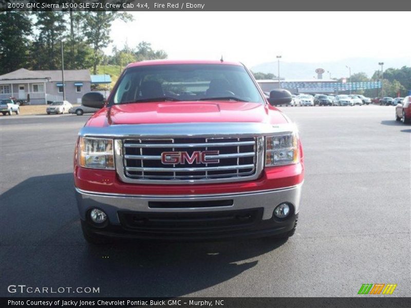 Fire Red / Ebony 2009 GMC Sierra 1500 SLE Z71 Crew Cab 4x4