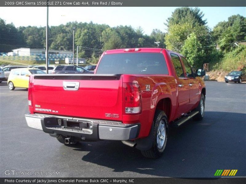 Fire Red / Ebony 2009 GMC Sierra 1500 SLE Z71 Crew Cab 4x4