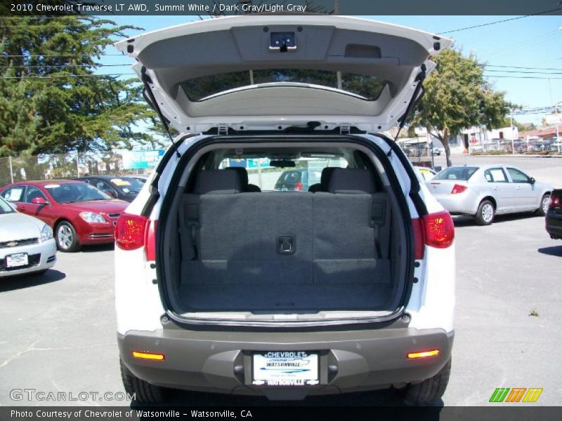 Summit White / Dark Gray/Light Gray 2010 Chevrolet Traverse LT AWD