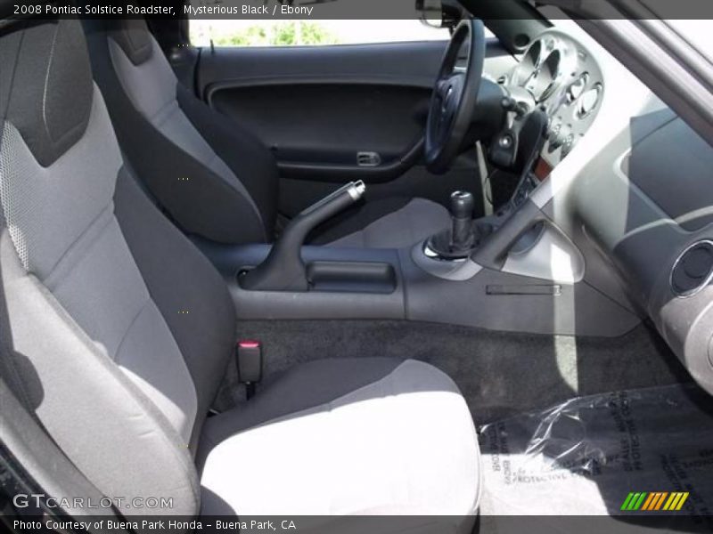 Mysterious Black / Ebony 2008 Pontiac Solstice Roadster