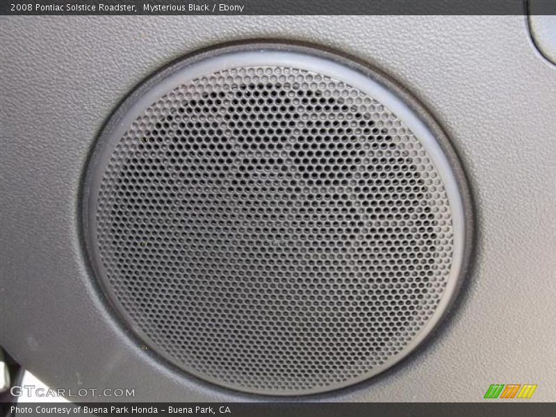 Mysterious Black / Ebony 2008 Pontiac Solstice Roadster