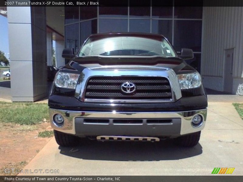 Black / Black 2007 Toyota Tundra X-SP Double Cab