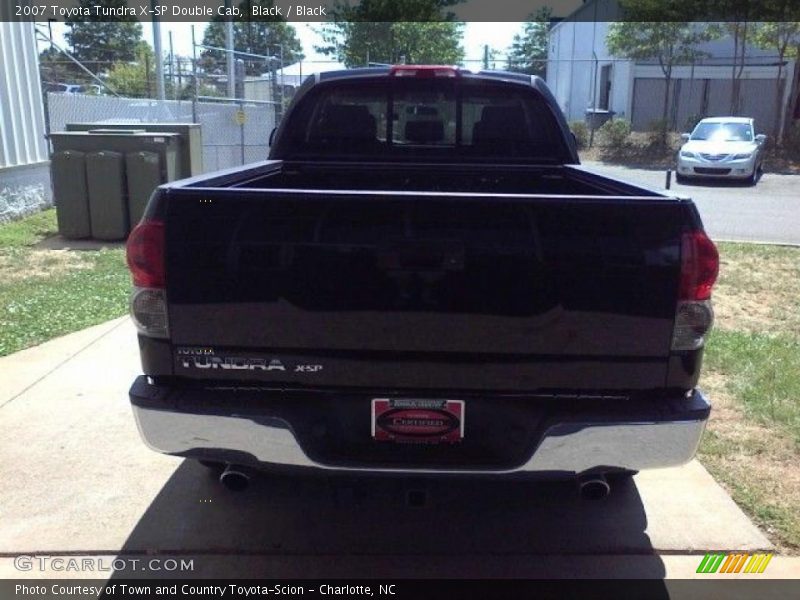 Black / Black 2007 Toyota Tundra X-SP Double Cab