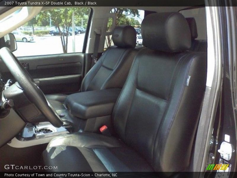 Black / Black 2007 Toyota Tundra X-SP Double Cab