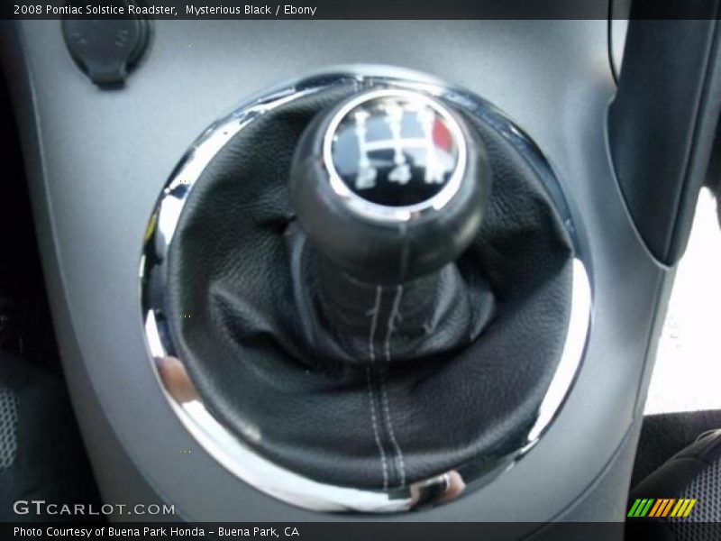 Mysterious Black / Ebony 2008 Pontiac Solstice Roadster