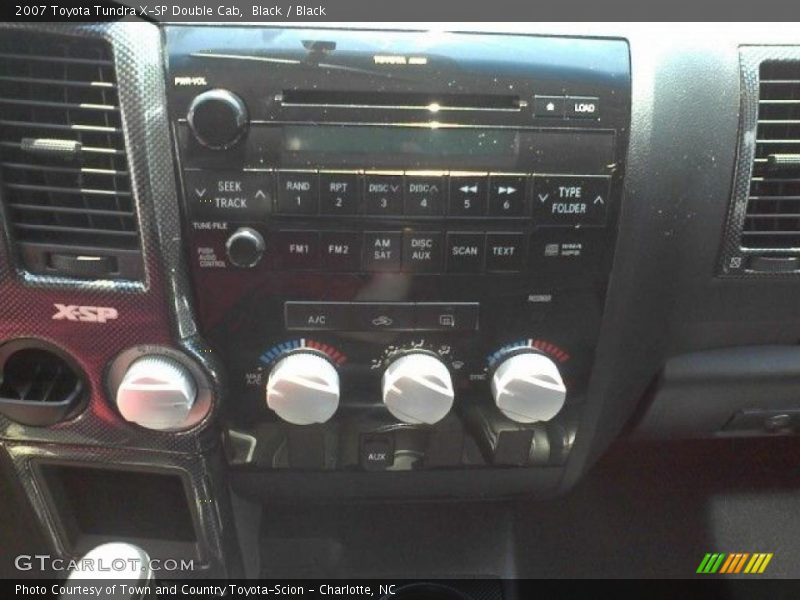 Black / Black 2007 Toyota Tundra X-SP Double Cab