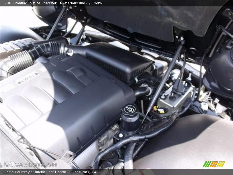 Mysterious Black / Ebony 2008 Pontiac Solstice Roadster
