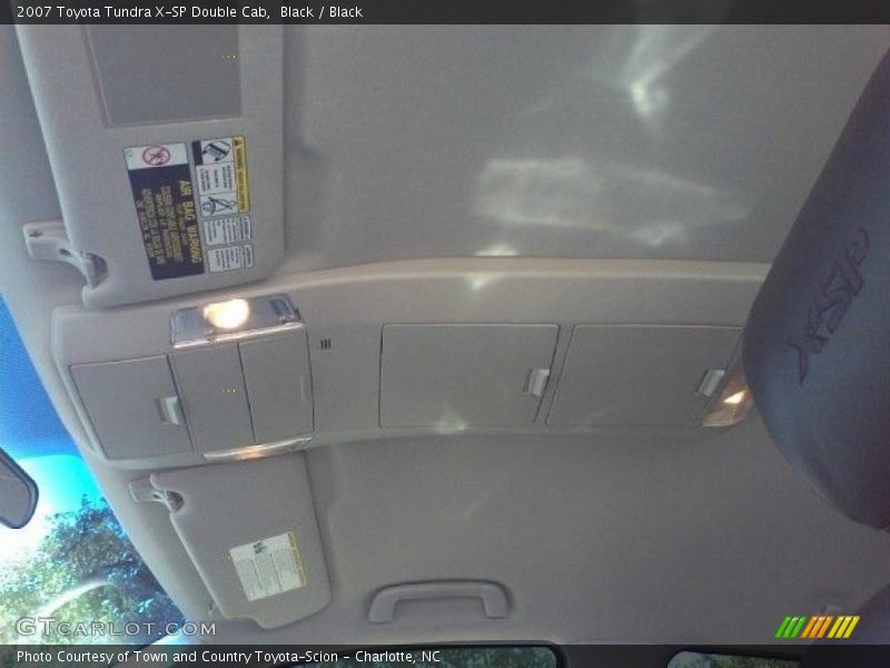 Black / Black 2007 Toyota Tundra X-SP Double Cab