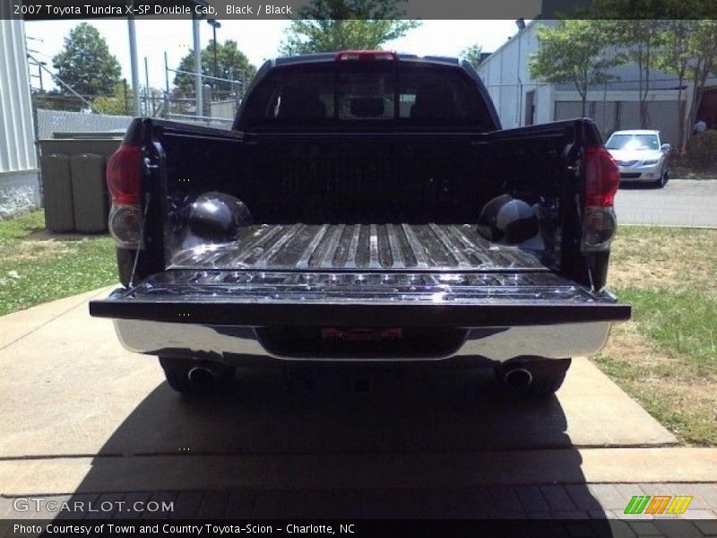 Black / Black 2007 Toyota Tundra X-SP Double Cab