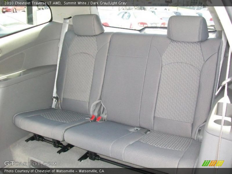 Summit White / Dark Gray/Light Gray 2010 Chevrolet Traverse LT AWD