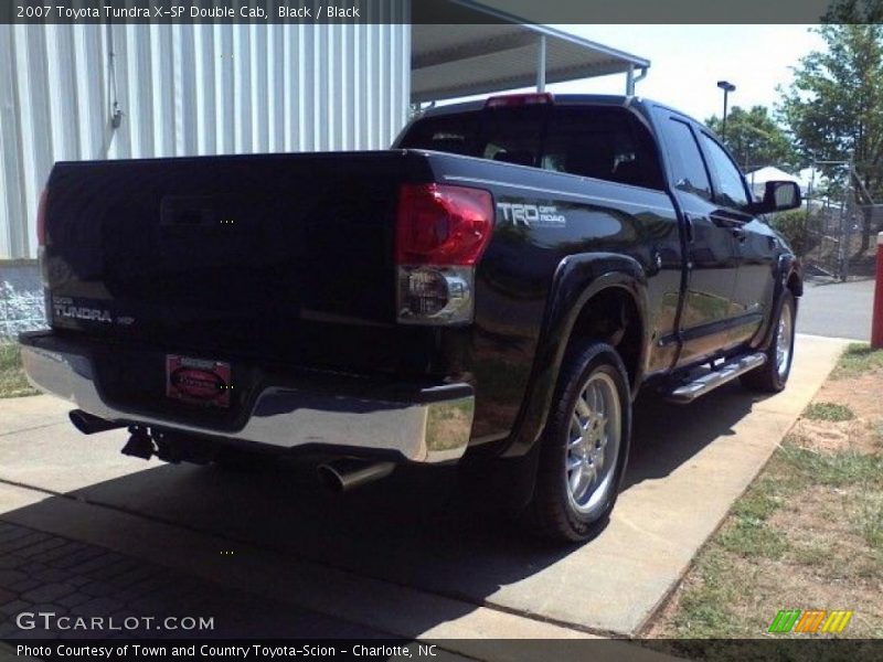Black / Black 2007 Toyota Tundra X-SP Double Cab