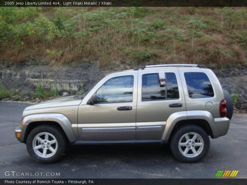Light Khaki Metallic / Khaki 2005 Jeep Liberty Limited 4x4