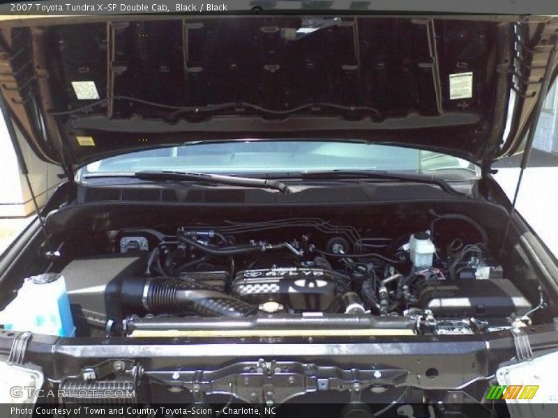 Black / Black 2007 Toyota Tundra X-SP Double Cab