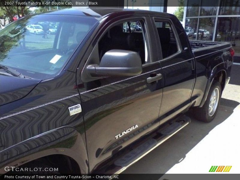 Black / Black 2007 Toyota Tundra X-SP Double Cab