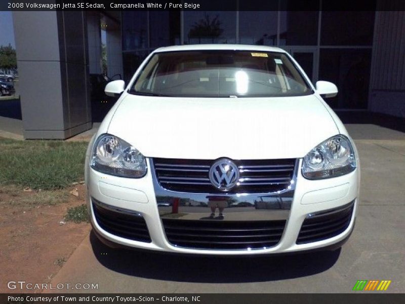 Campanella White / Pure Beige 2008 Volkswagen Jetta SE Sedan