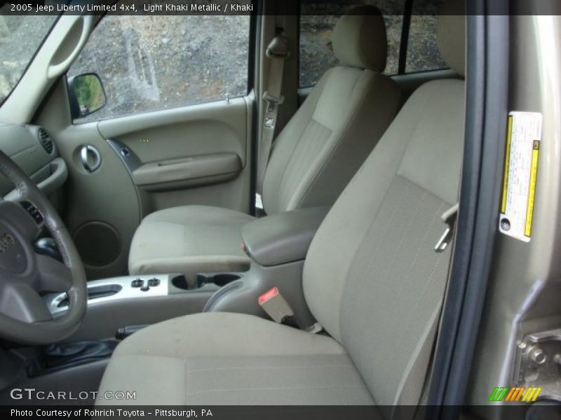 Light Khaki Metallic / Khaki 2005 Jeep Liberty Limited 4x4