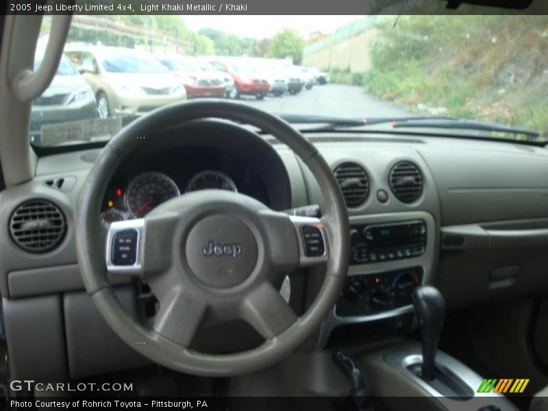 Light Khaki Metallic / Khaki 2005 Jeep Liberty Limited 4x4