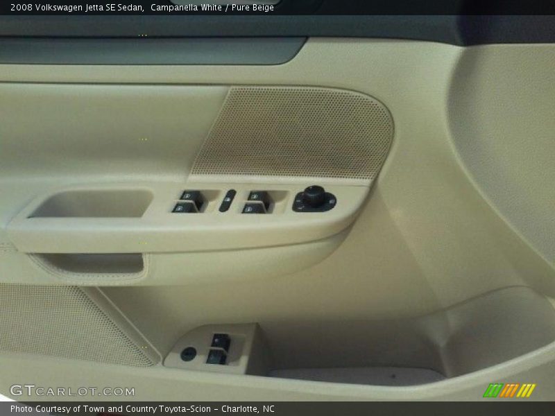 Campanella White / Pure Beige 2008 Volkswagen Jetta SE Sedan