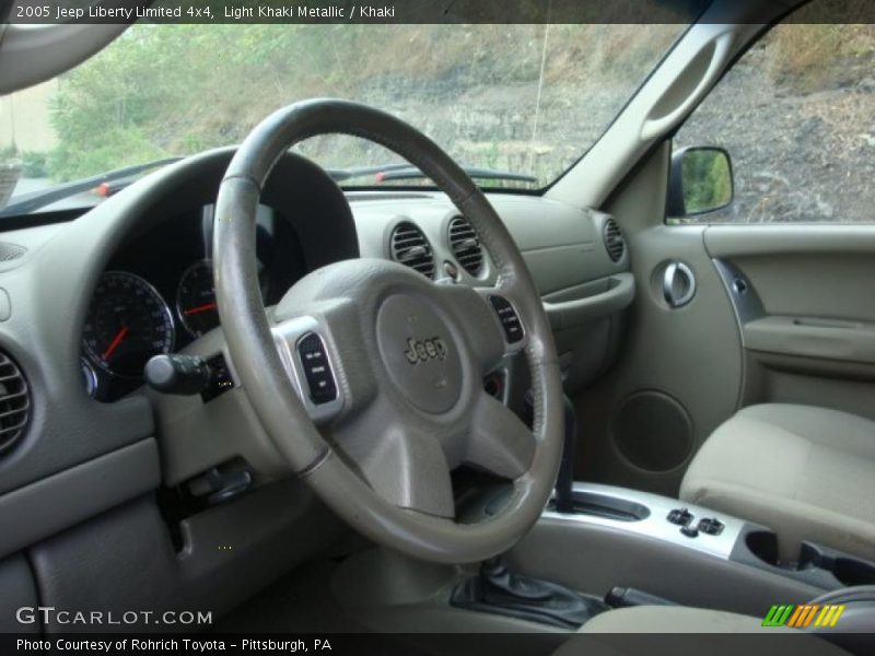 Light Khaki Metallic / Khaki 2005 Jeep Liberty Limited 4x4