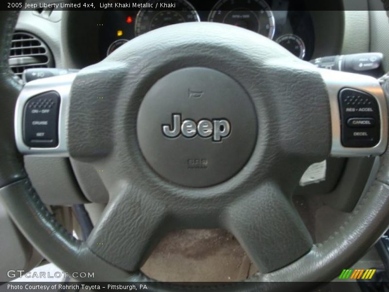 Light Khaki Metallic / Khaki 2005 Jeep Liberty Limited 4x4
