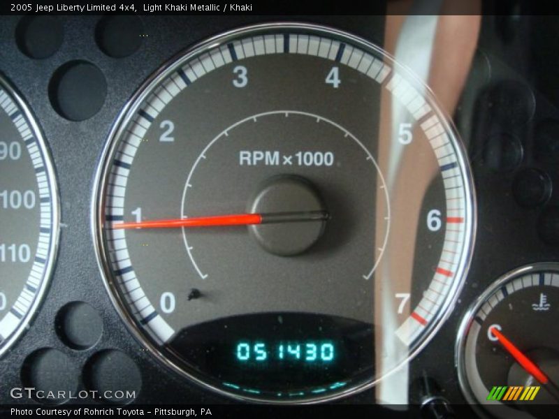 Light Khaki Metallic / Khaki 2005 Jeep Liberty Limited 4x4