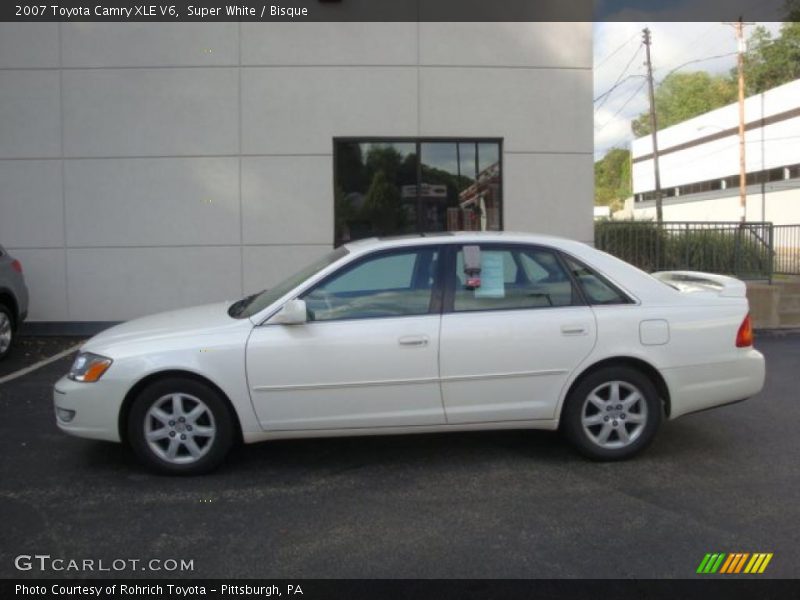 Super White / Bisque 2007 Toyota Camry XLE V6