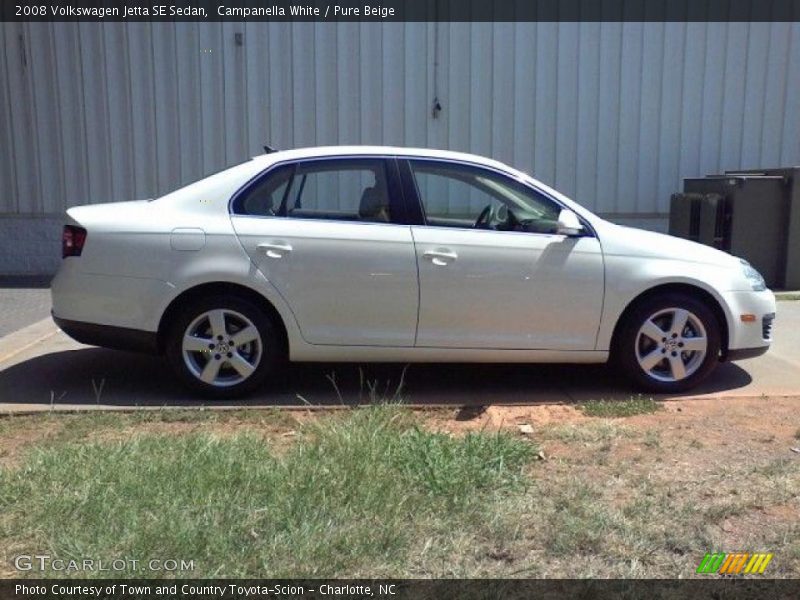 Campanella White / Pure Beige 2008 Volkswagen Jetta SE Sedan