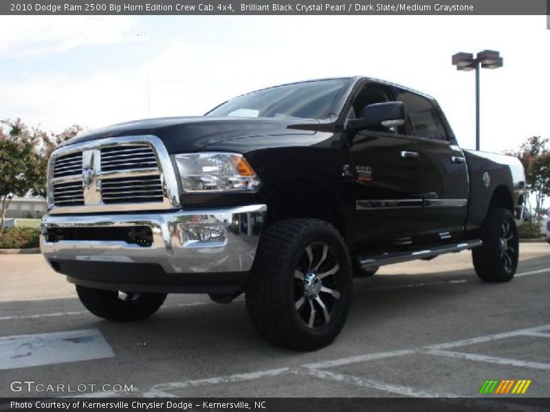 Brilliant Black Crystal Pearl / Dark Slate/Medium Graystone 2010 Dodge Ram 2500 Big Horn Edition Crew Cab 4x4