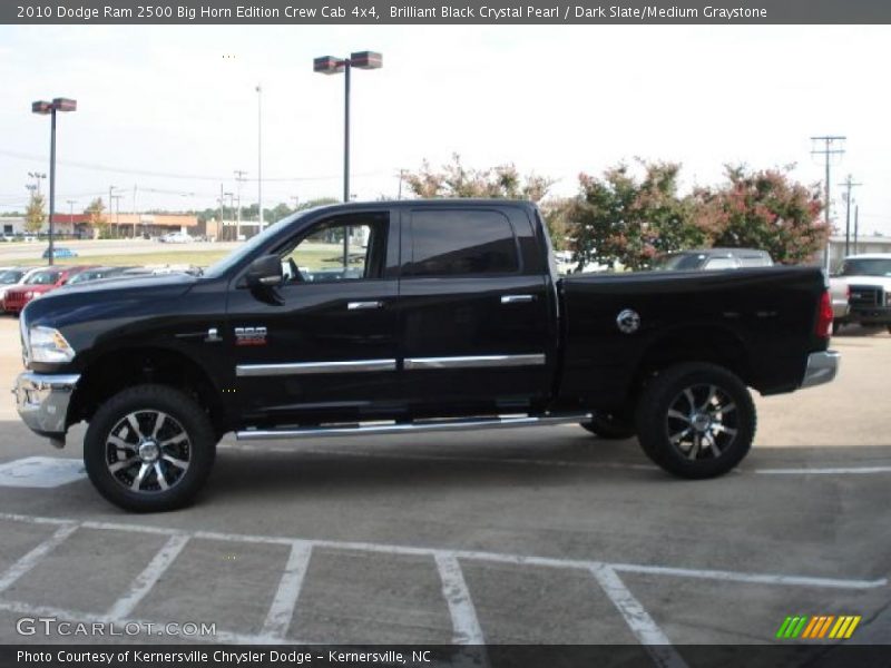Brilliant Black Crystal Pearl / Dark Slate/Medium Graystone 2010 Dodge Ram 2500 Big Horn Edition Crew Cab 4x4