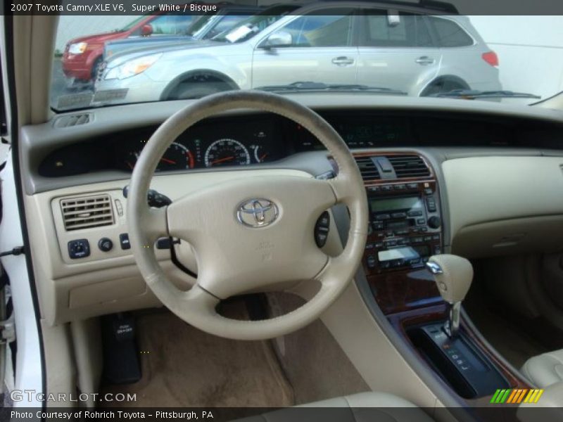 Super White / Bisque 2007 Toyota Camry XLE V6