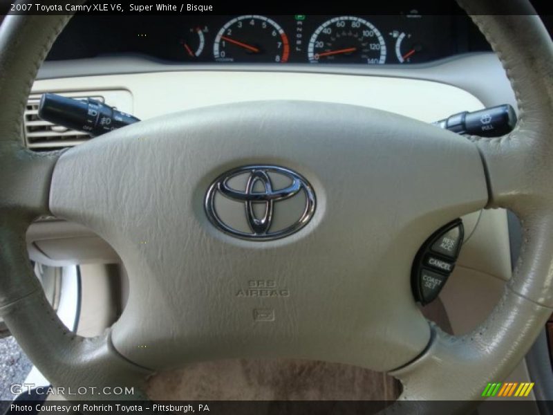 Super White / Bisque 2007 Toyota Camry XLE V6