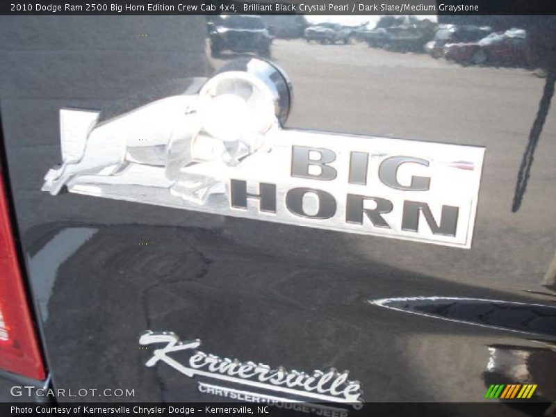 Brilliant Black Crystal Pearl / Dark Slate/Medium Graystone 2010 Dodge Ram 2500 Big Horn Edition Crew Cab 4x4
