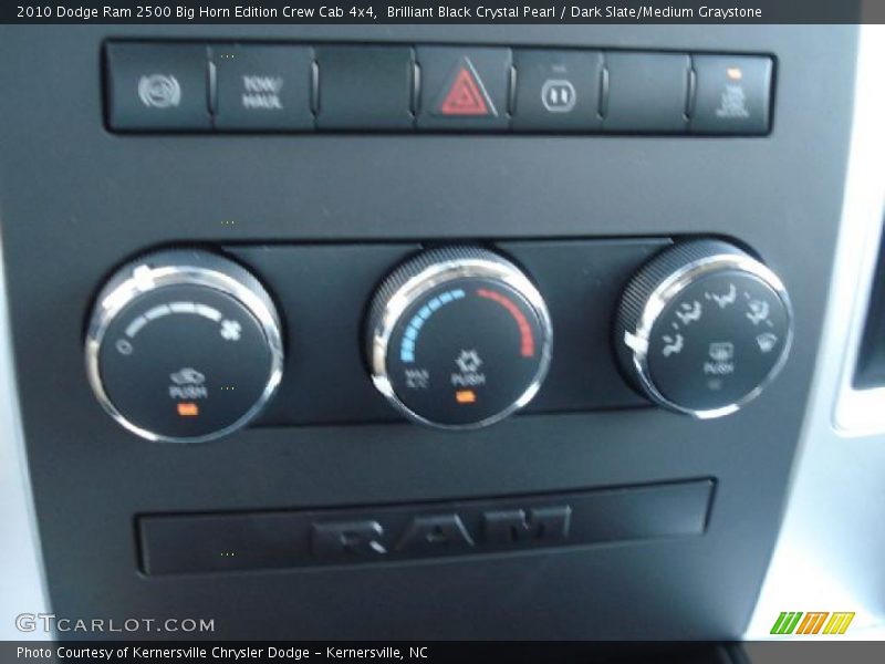 Brilliant Black Crystal Pearl / Dark Slate/Medium Graystone 2010 Dodge Ram 2500 Big Horn Edition Crew Cab 4x4