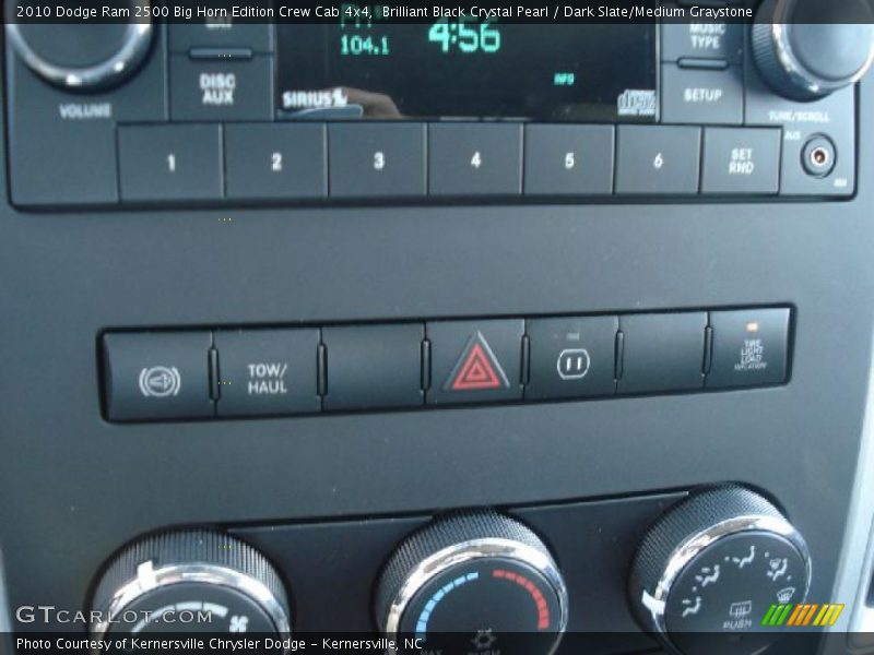 Brilliant Black Crystal Pearl / Dark Slate/Medium Graystone 2010 Dodge Ram 2500 Big Horn Edition Crew Cab 4x4