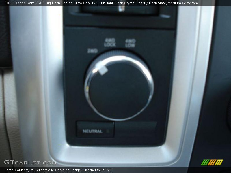 Brilliant Black Crystal Pearl / Dark Slate/Medium Graystone 2010 Dodge Ram 2500 Big Horn Edition Crew Cab 4x4