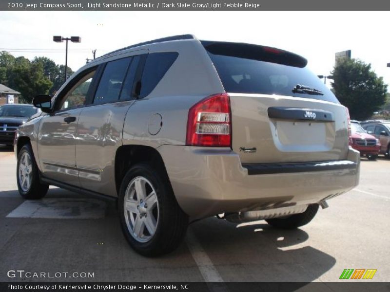 Light Sandstone Metallic / Dark Slate Gray/Light Pebble Beige 2010 Jeep Compass Sport