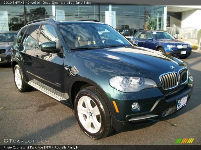 Deep Green Metallic / Sand Beige 2010 BMW X5 xDrive30i