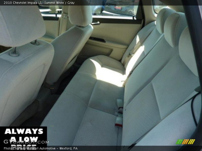 Summit White / Gray 2010 Chevrolet Impala LS