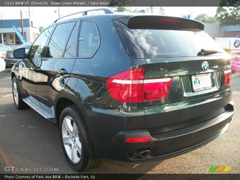 Deep Green Metallic / Sand Beige 2010 BMW X5 xDrive30i