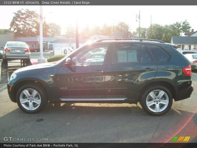 Deep Green Metallic / Sand Beige 2010 BMW X5 xDrive30i