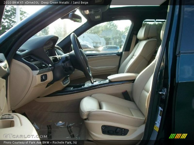 Deep Green Metallic / Sand Beige 2010 BMW X5 xDrive30i