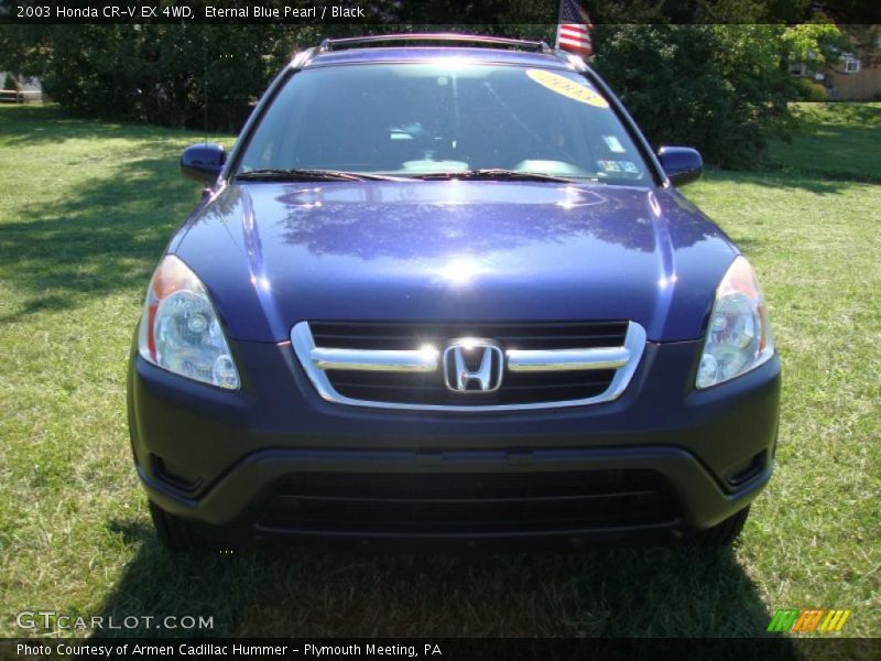 Eternal Blue Pearl / Black 2003 Honda CR-V EX 4WD